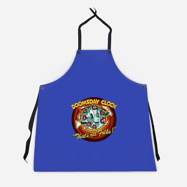 Doomsday Clock-Unisex-Kitchen-Apron-palmstreet