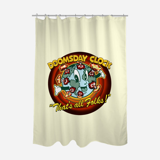 Doomsday Clock-None-Polyester-Shower Curtain-palmstreet