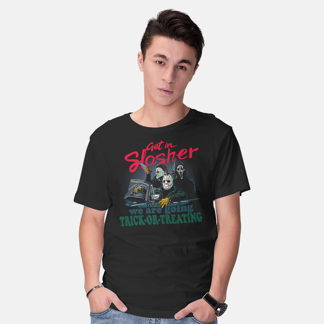 Get In Slasher-Mens-Basic-Tee-AndreusD