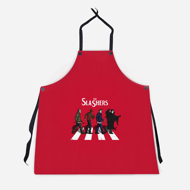 The Slashers-Unisex-Kitchen-Apron-drbutler