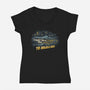 To Boldly Gogh-Womens-V-Neck-Tee-kg07