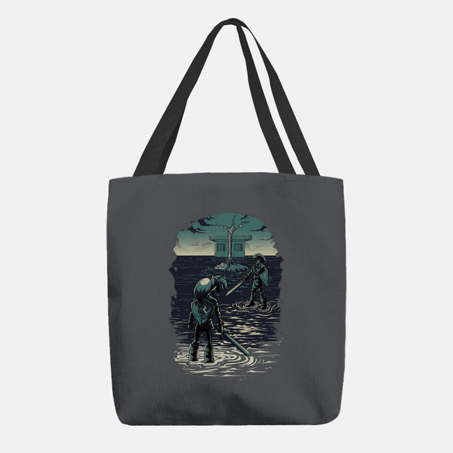 Link Vs Dark Link-None-Basic Tote-Bag-Diego Oliver