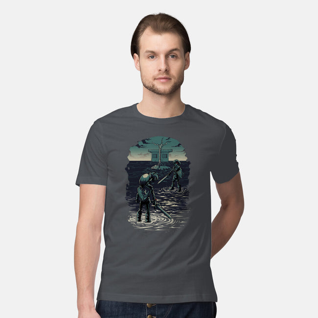 Link Vs Dark Link-Mens-Premium-Tee-Diego Oliver