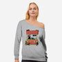 Deal With The Devil-Womens-Off Shoulder-Sweatshirt-constantine2454