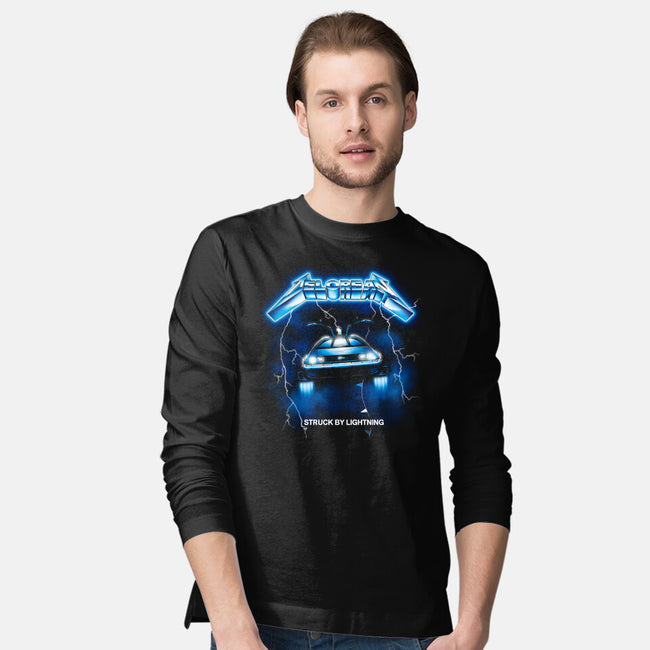 Struck By Lightning-Mens-Long Sleeved-Tee-Getsousa!