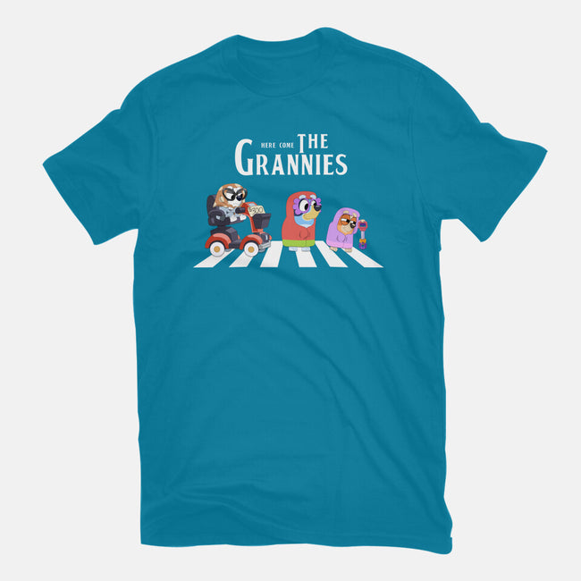 Grannies Crossing-Unisex-Basic-Tee-Alexhefe