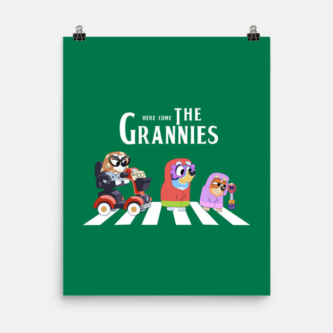 Grannies Crossing-None-Matte-Poster-Alexhefe