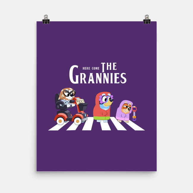 Grannies Crossing-None-Matte-Poster-Alexhefe