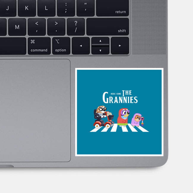 Grannies Crossing-None-Glossy-Sticker-Alexhefe