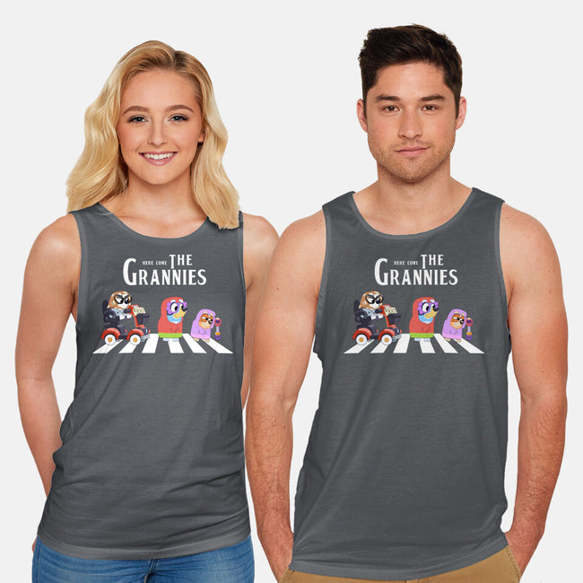 Grannies Crossing-Unisex-Basic-Tank-Alexhefe