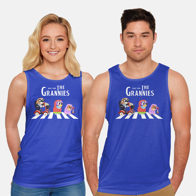 Grannies Crossing-Unisex-Basic-Tank-Alexhefe