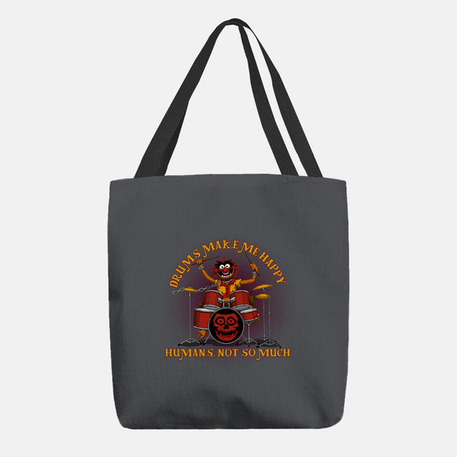 Drums Make Me Happy-None-Basic Tote-Bag-rmatix