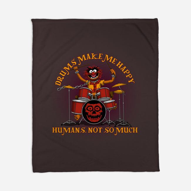 Drums Make Me Happy-None-Fleece-Blanket-rmatix