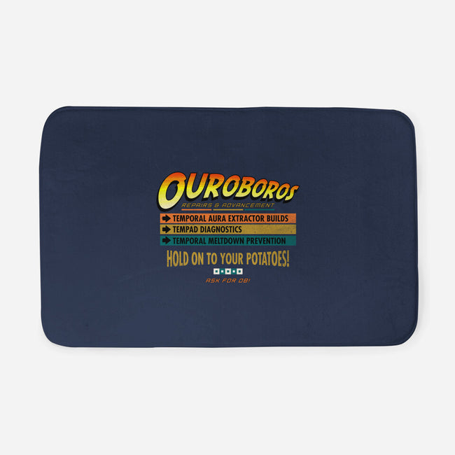 Ouroboros Repairs-None-Memory Foam-Bath Mat-rocketman_art