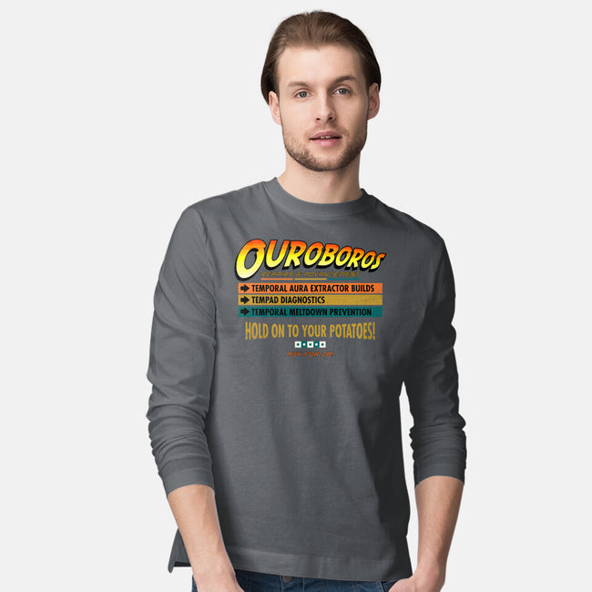 Ouroboros Repairs-Mens-Long Sleeved-Tee-rocketman_art