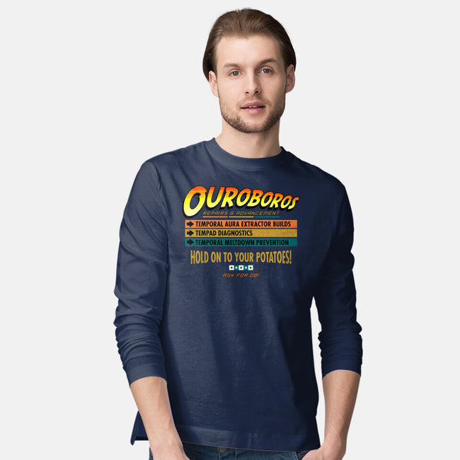 Ouroboros Repairs-Mens-Long Sleeved-Tee-rocketman_art