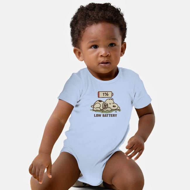 Low Battery-Baby-Basic-Onesie-Xentee