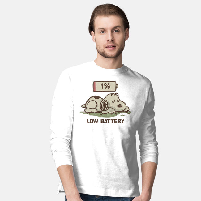 Low Battery-Mens-Long Sleeved-Tee-Xentee