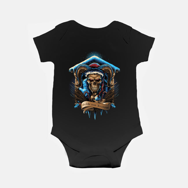 The Shrine Of Krampus-Baby-Basic-Onesie-daobiwan