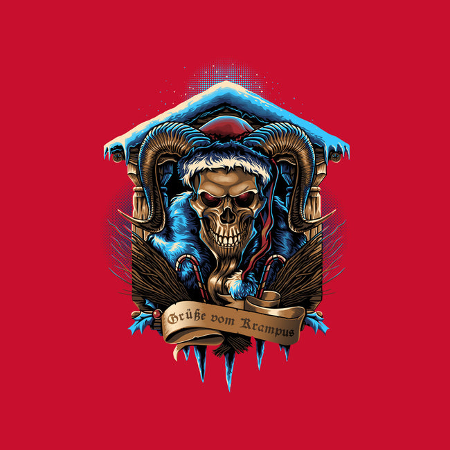 The Shrine Of Krampus-None-Fleece-Blanket-daobiwan