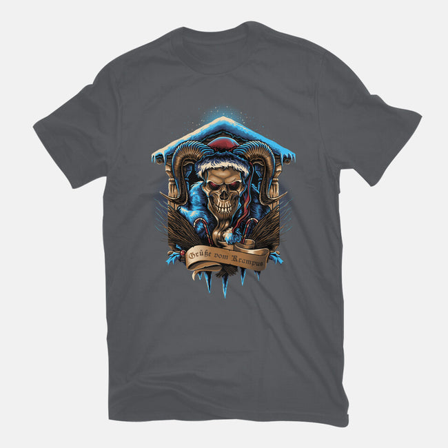 The Shrine Of Krampus-Unisex-Basic-Tee-daobiwan