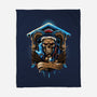 The Shrine Of Krampus-None-Fleece-Blanket-daobiwan