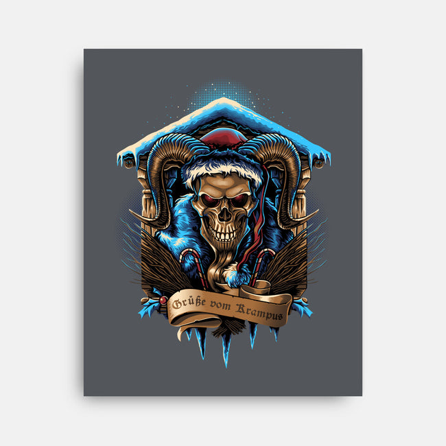 The Shrine Of Krampus-None-Stretched-Canvas-daobiwan