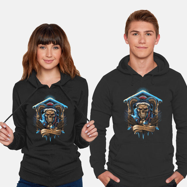 The Shrine Of Krampus-Unisex-Pullover-Sweatshirt-daobiwan