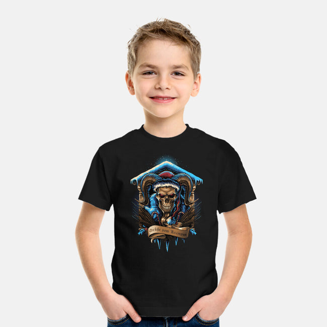 The Shrine Of Krampus-Youth-Basic-Tee-daobiwan