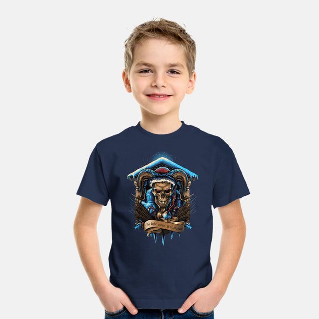 The Shrine Of Krampus-Youth-Basic-Tee-daobiwan