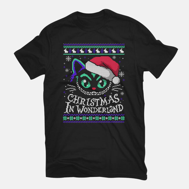 Christmas In Wonderland-Womens-Basic-Tee-NemiMakeit