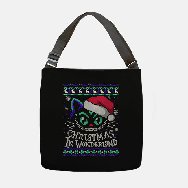 Christmas In Wonderland-None-Adjustable Tote-Bag-NemiMakeit