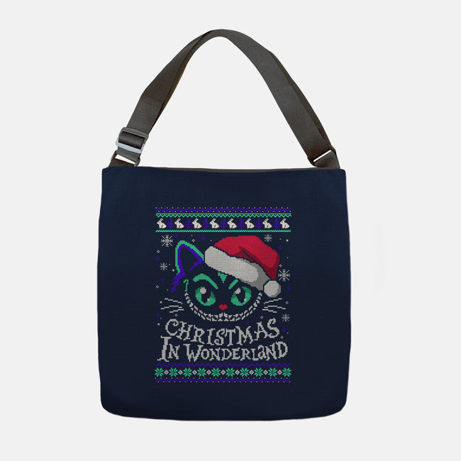 Christmas In Wonderland-None-Adjustable Tote-Bag-NemiMakeit