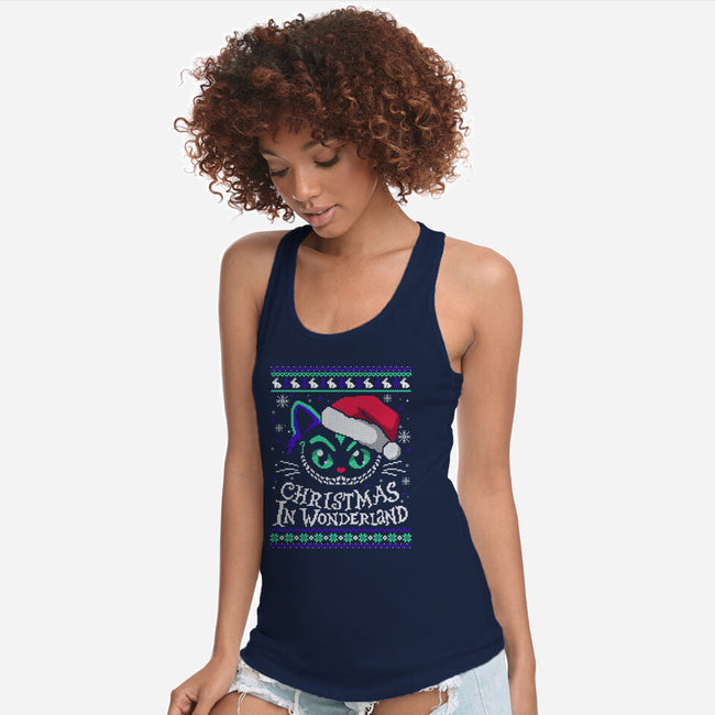 Christmas In Wonderland-Womens-Racerback-Tank-NemiMakeit