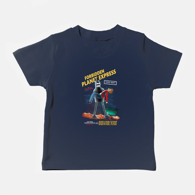 Forbidden Planet Express-Baby-Basic-Tee-ladymagumba