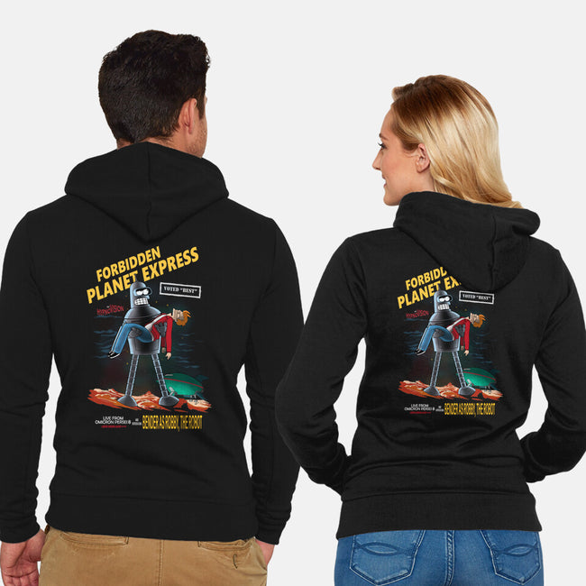 Forbidden Planet Express-Unisex-Zip-Up-Sweatshirt-ladymagumba