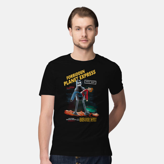 Forbidden Planet Express-Mens-Premium-Tee-ladymagumba