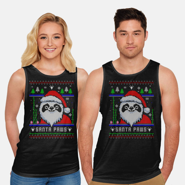 Santa Paws Christmas Panda-Unisex-Basic-Tank-constantine2454