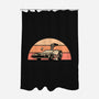 Outatime Beagle-None-Polyester-Shower Curtain-retrodivision