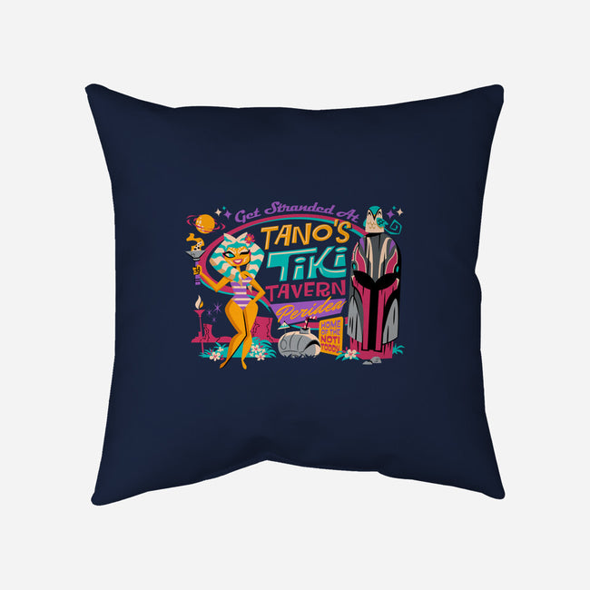 Tano's Tiki Tavern-None-Removable Cover-Throw Pillow-Wheels