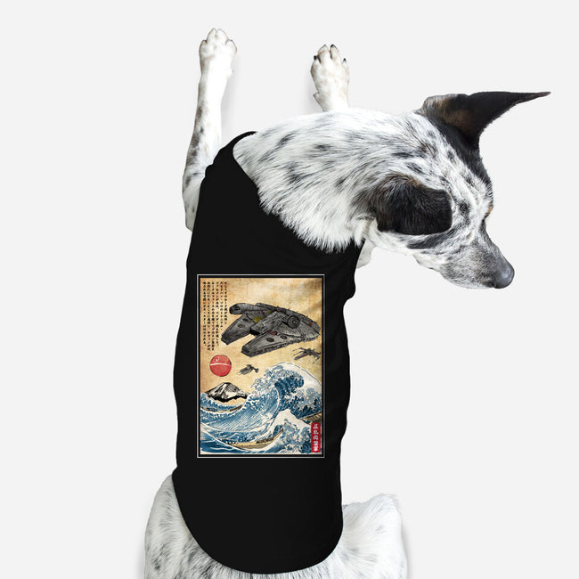 Rebels In Japan Woodblock-Dog-Basic-Pet Tank-DrMonekers