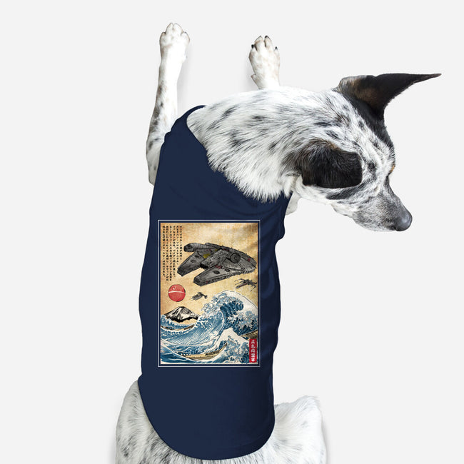 Rebels In Japan Woodblock-Dog-Basic-Pet Tank-DrMonekers