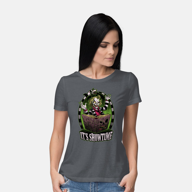 Necronomicon Beetle Show-Womens-Basic-Tee-Studio Mootant