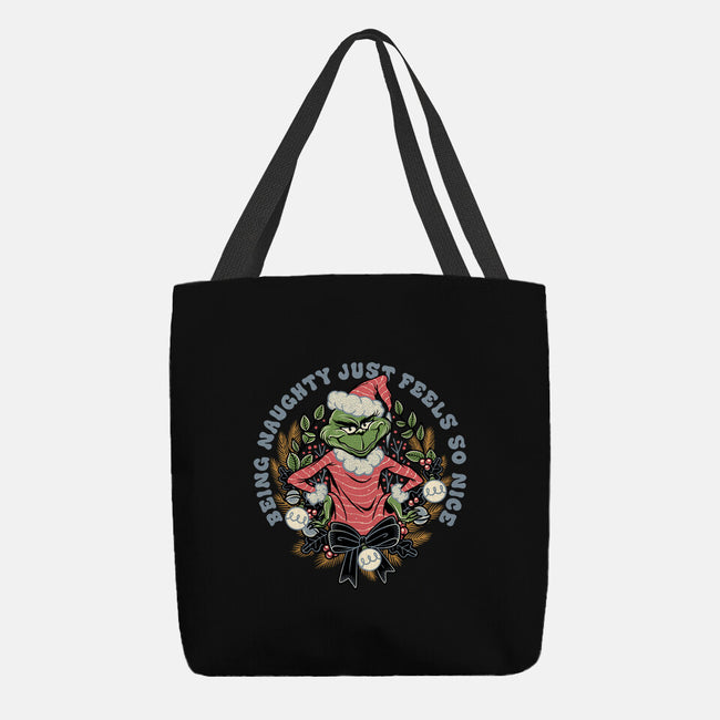 Naughty Grinch-None-Basic Tote-Bag-momma_gorilla