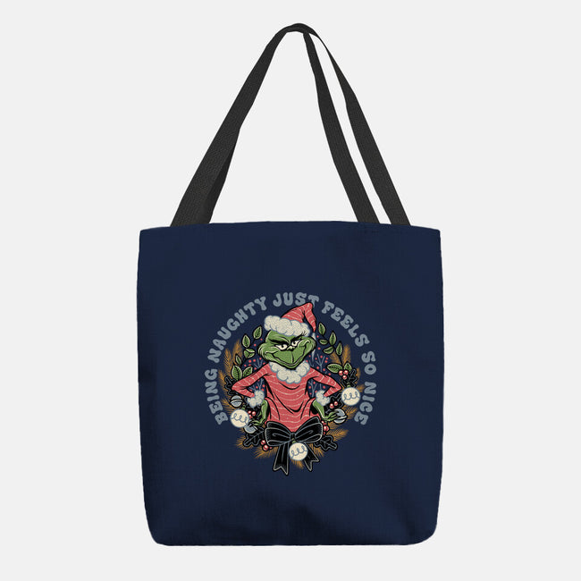 Naughty Grinch-None-Basic Tote-Bag-momma_gorilla