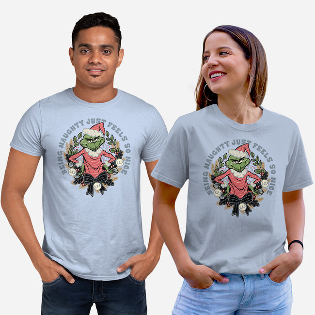 Naughty Grinch-Unisex-Basic-Tee-momma_gorilla