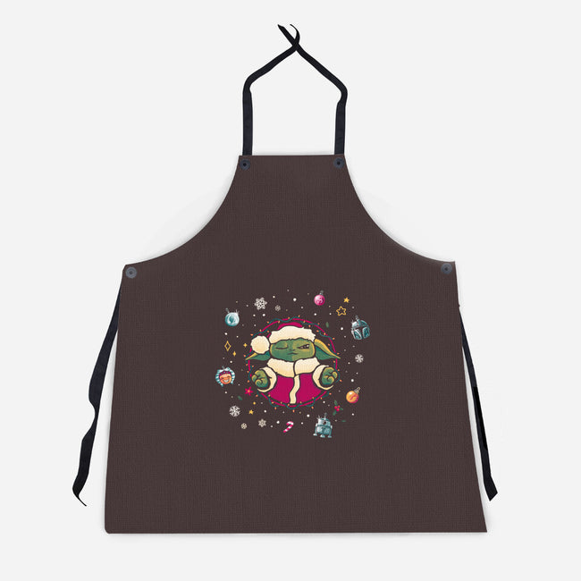 Christmas Meditation-Unisex-Kitchen-Apron-teesgeex