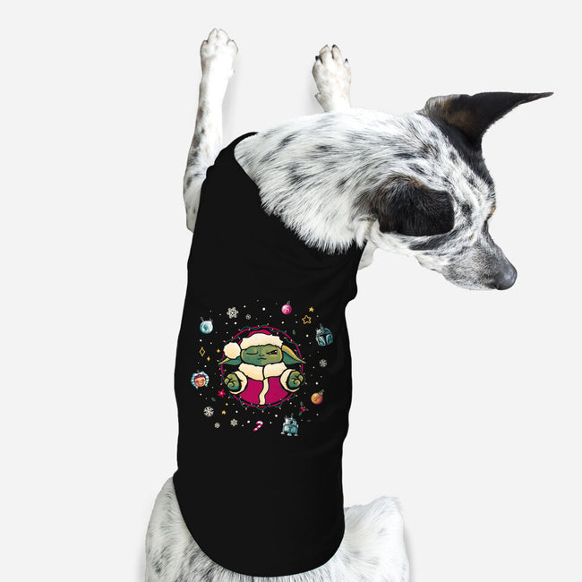 Christmas Meditation-Dog-Basic-Pet Tank-teesgeex