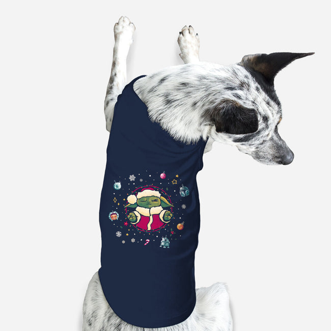 Christmas Meditation-Dog-Basic-Pet Tank-teesgeex