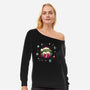 Christmas Meditation-Womens-Off Shoulder-Sweatshirt-teesgeex